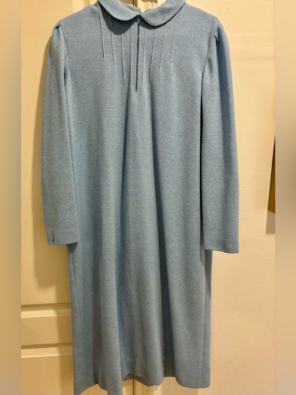 R&K Originals Vintage Powder Blue Dress Size 14 Union Made